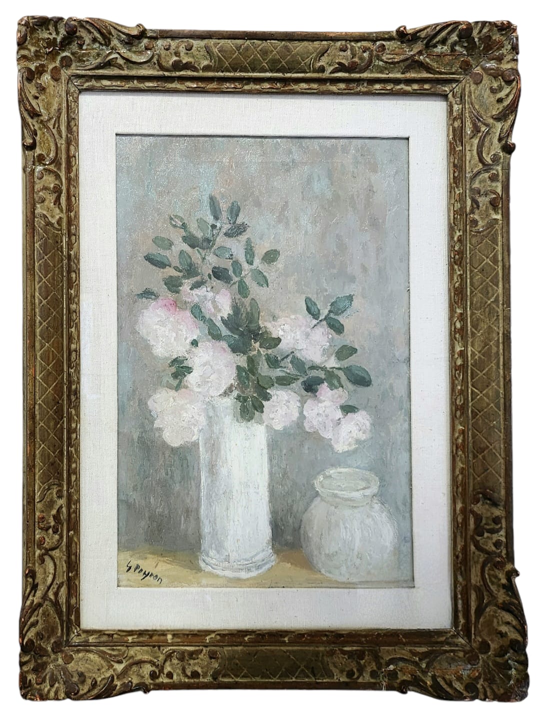 Guido Peyron, Fiori, Olio su tela, cm 46x31, 1941